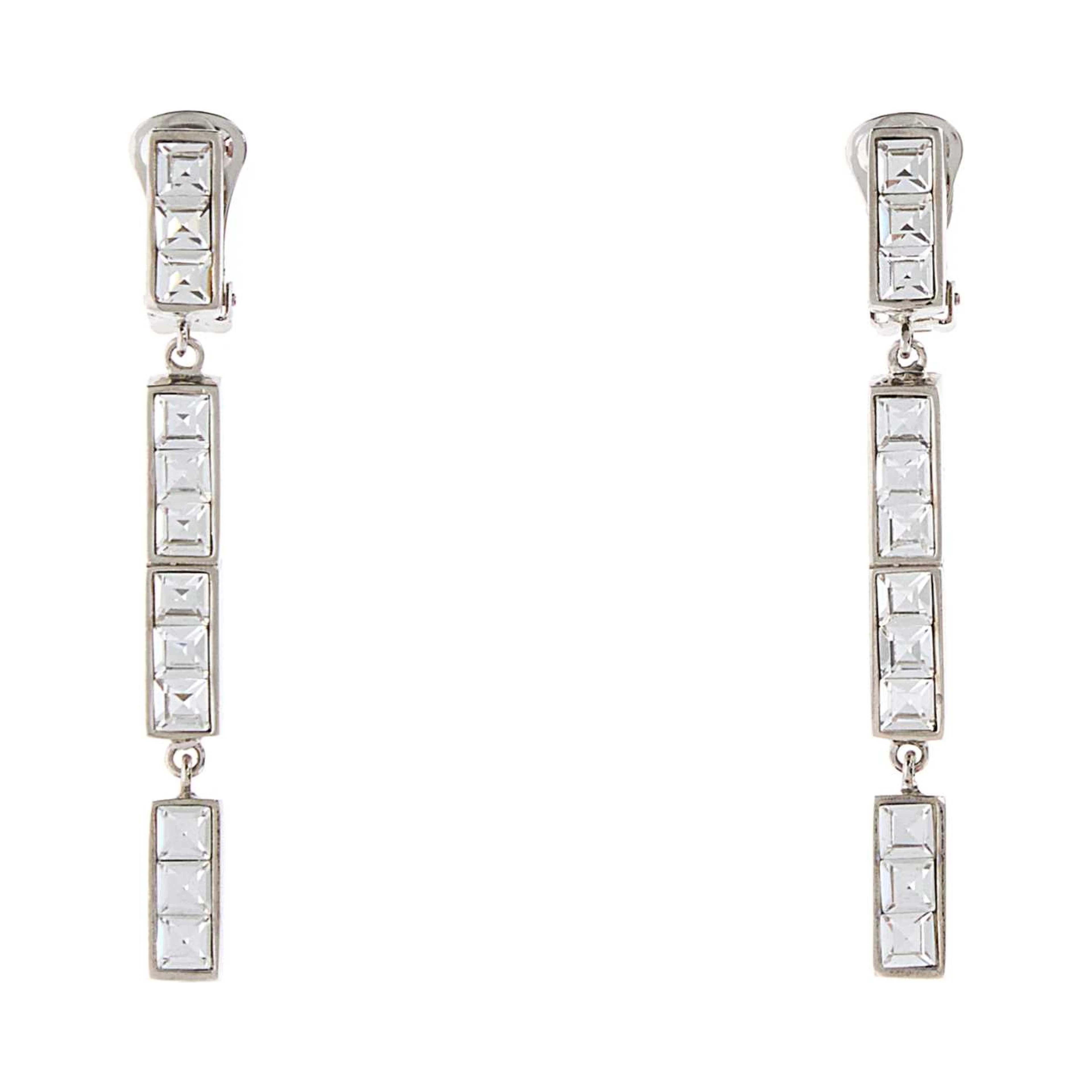 CRYSTAL PENDANT EARRINGS