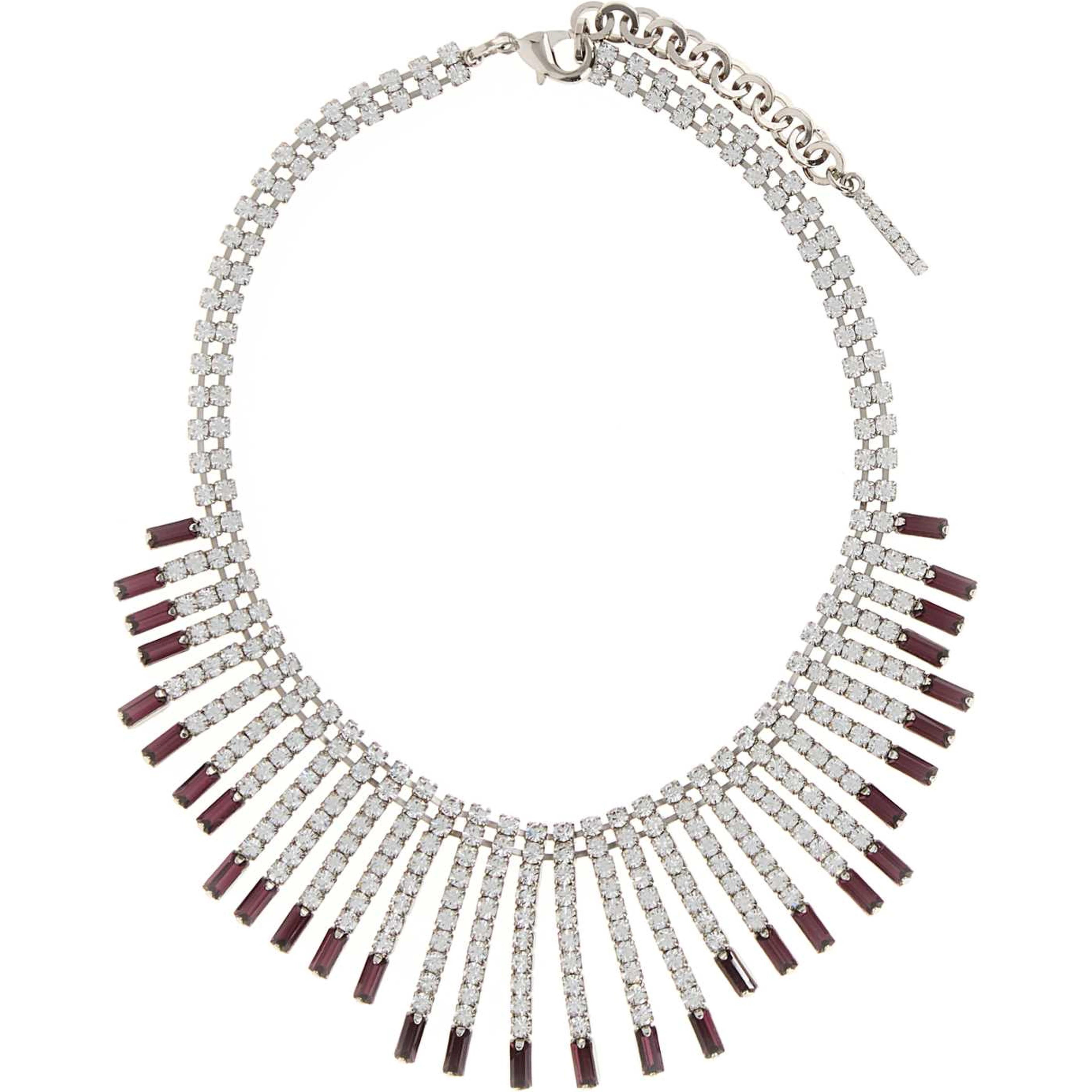 CRYSTAL NECKLACE WITH EMBELLISHMENTS