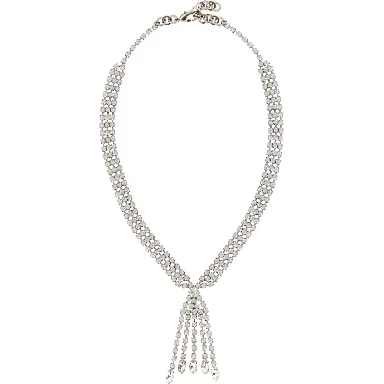 CRYSTAL NECKLACE WITH FRINGES