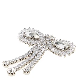 CRYSTAL BOW BROOCH