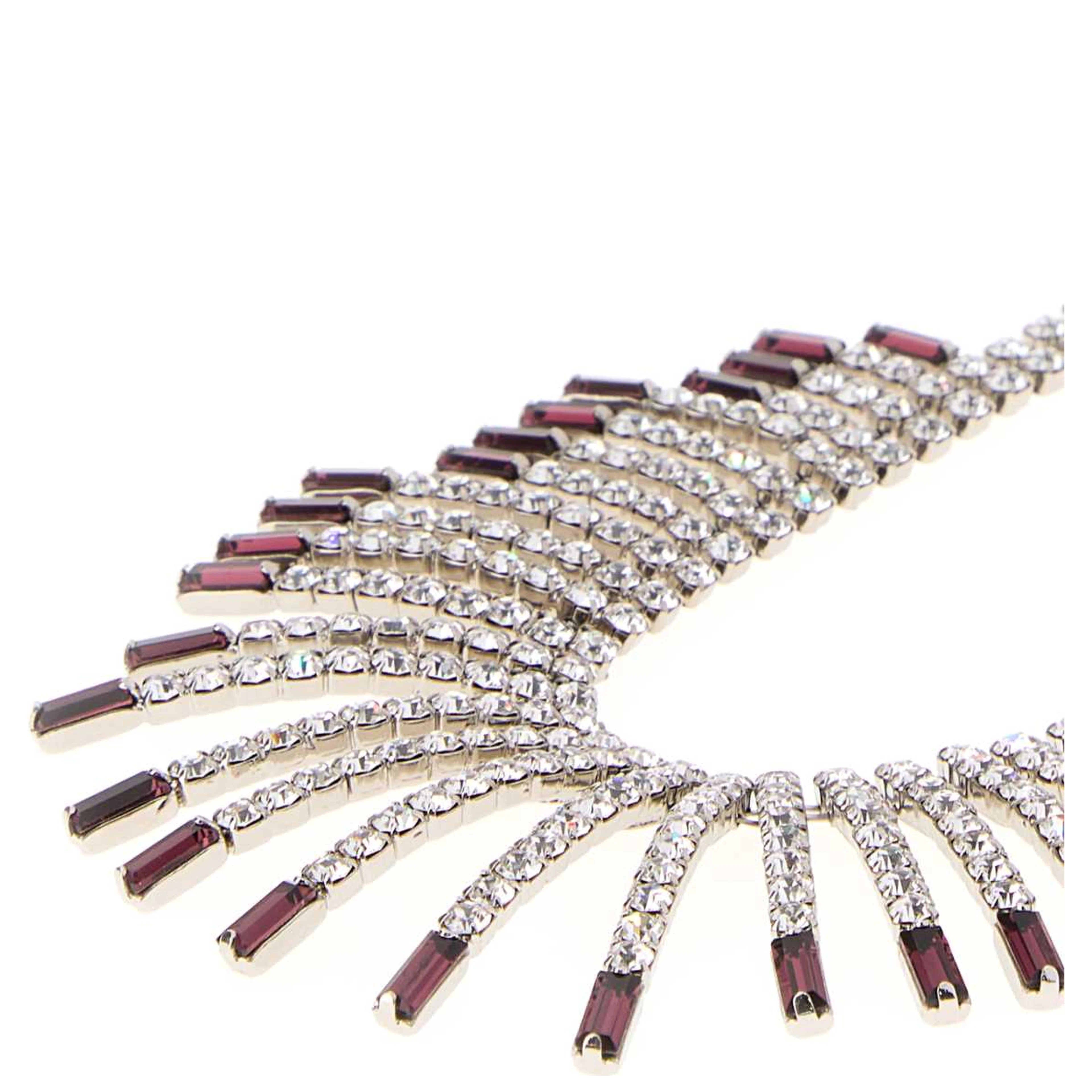 CRYSTAL NECKLACE WITH EMBELLISHMENTS