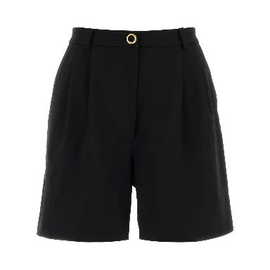 WOOL CREPE BERMUDA SHORTS