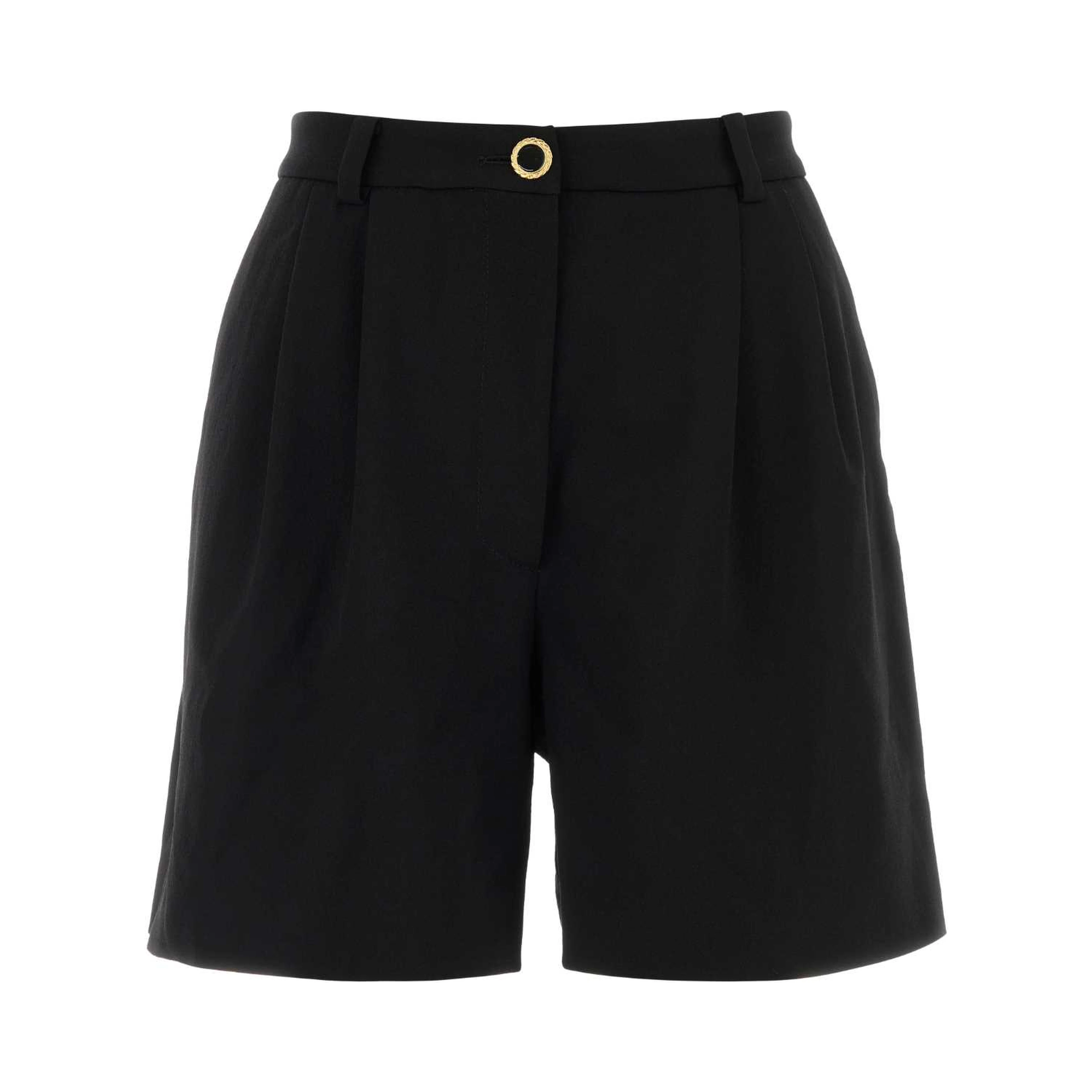 WOOL CREPE BERMUDA SHORTS