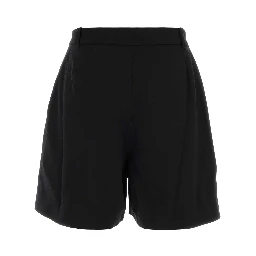 WOOL CREPE BERMUDA SHORTS
