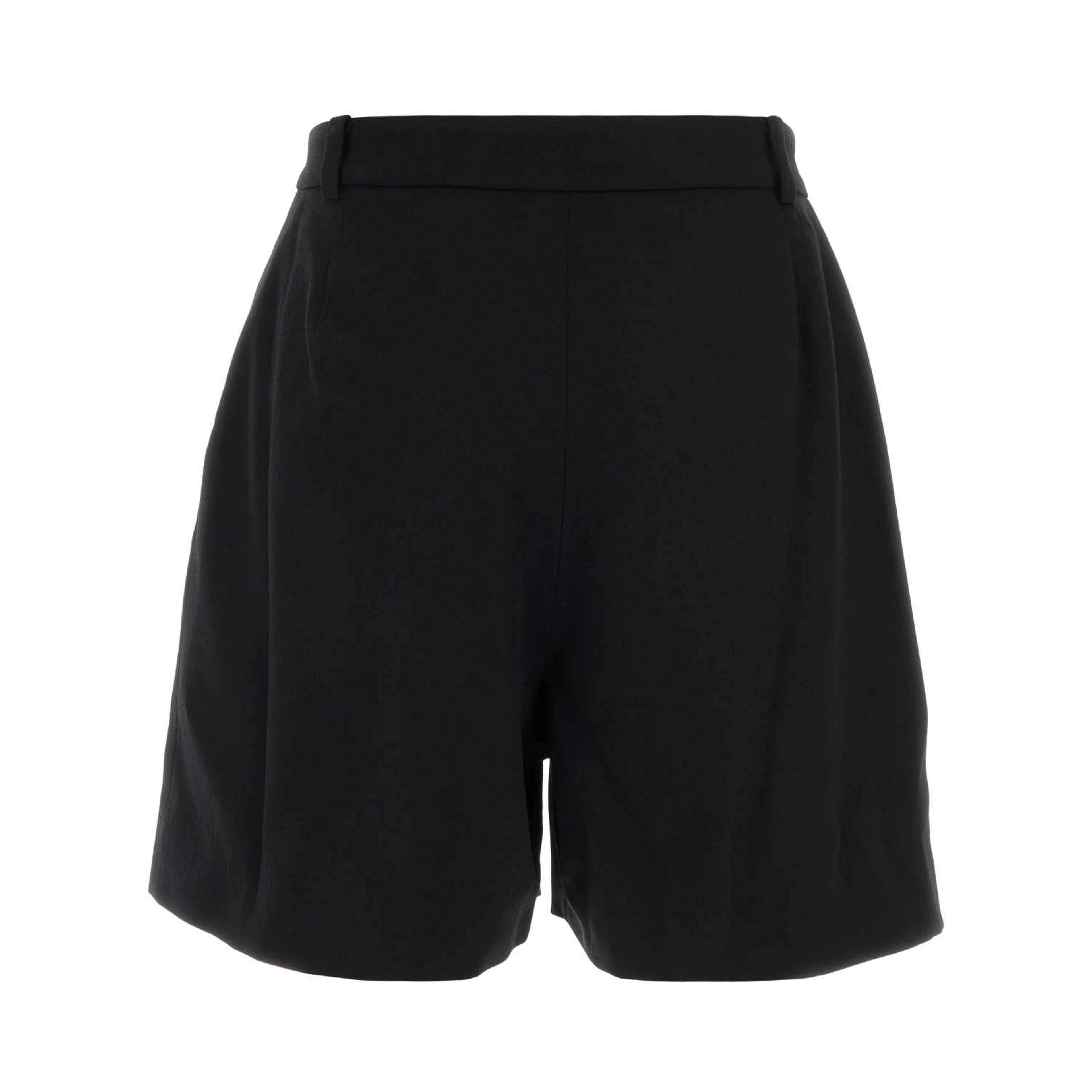 WOOL CREPE BERMUDA SHORTS