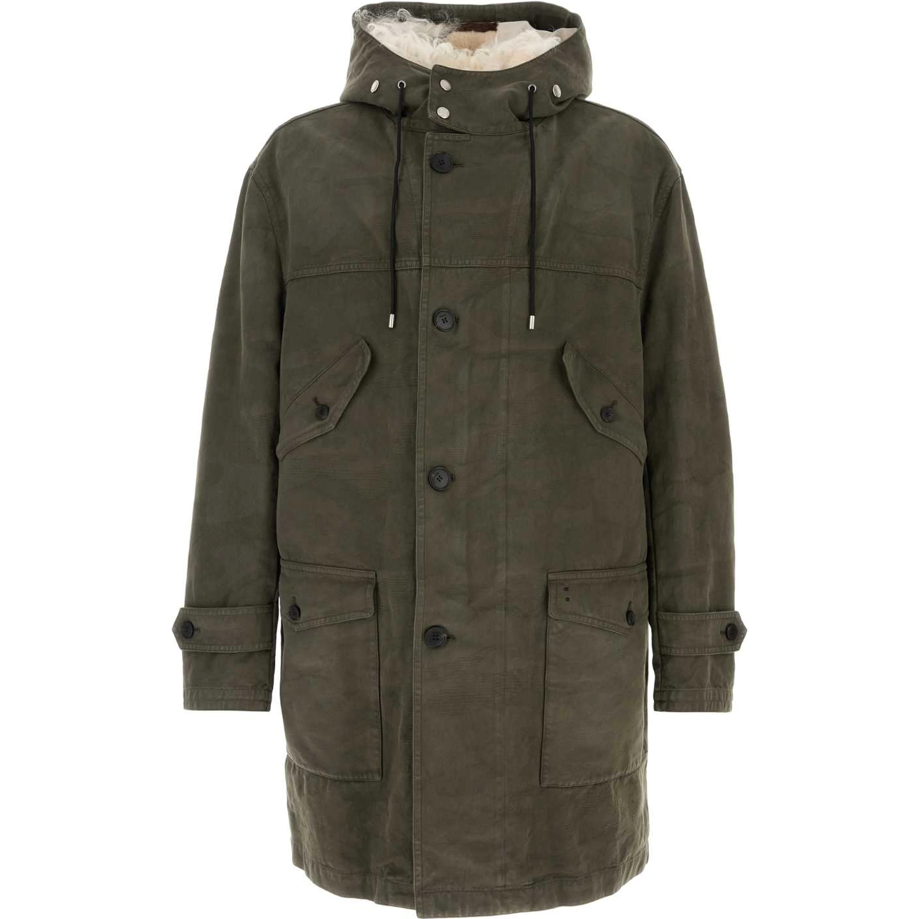 COAT COTTON PATCHWO