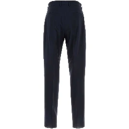 TROUSERS WOOL CANVAS