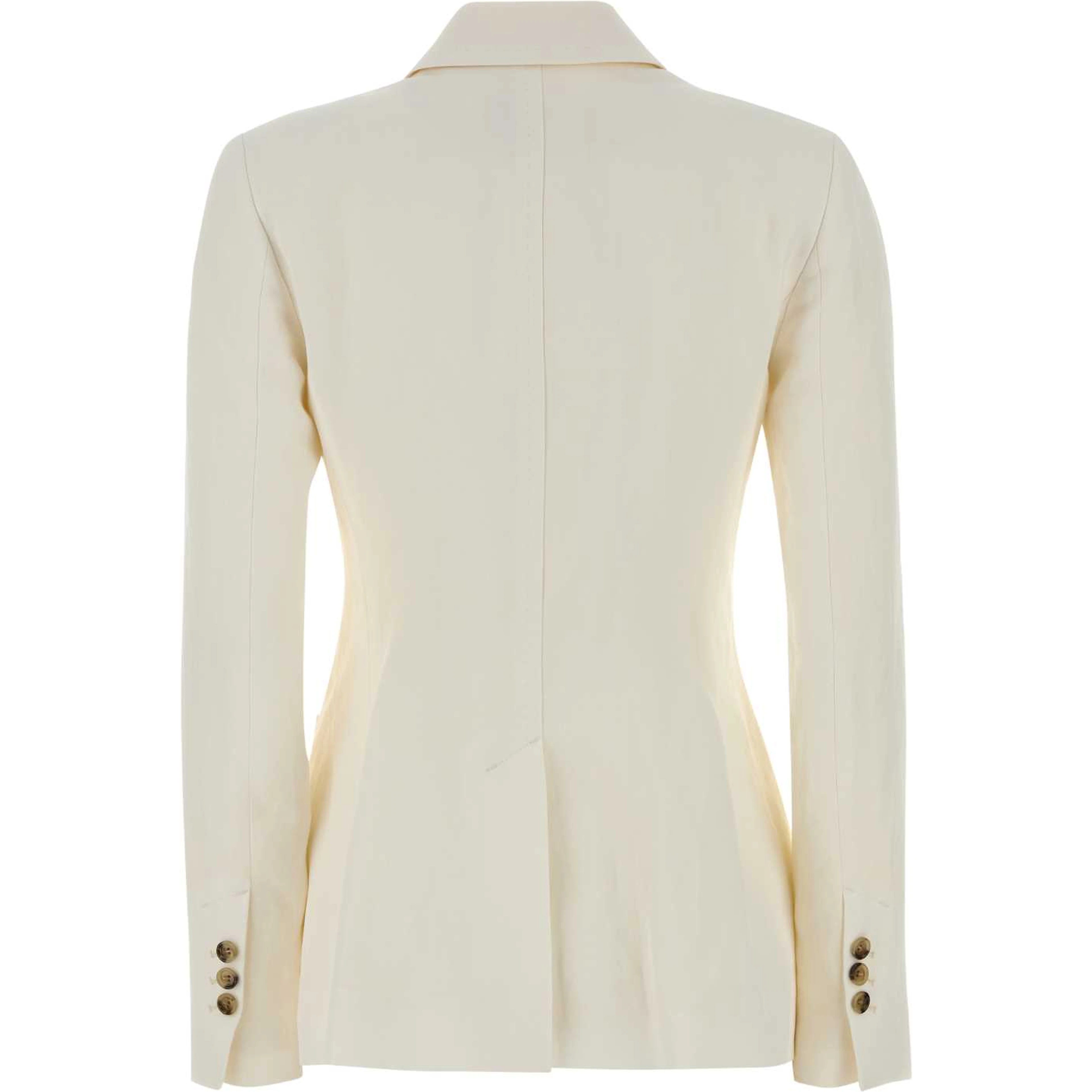 DOUBLE BREASTED BAR JACKET WITH PATCH POCKETS