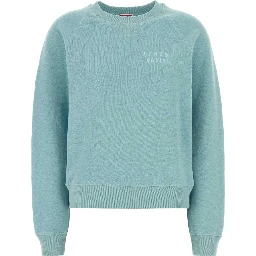 KENZO BOKE HEART EMBROIDERED OVERDYED CLASSIC SWEA