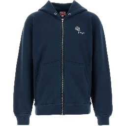 KENZO TULIP CLASSIC ZIP UP HOODIE