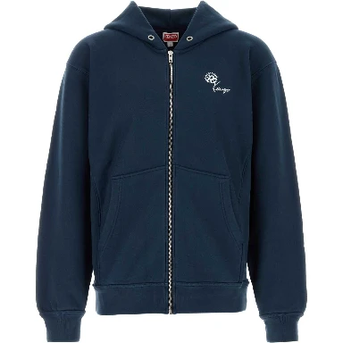 KENZO TULIP CLASSIC ZIP UP HOODIE