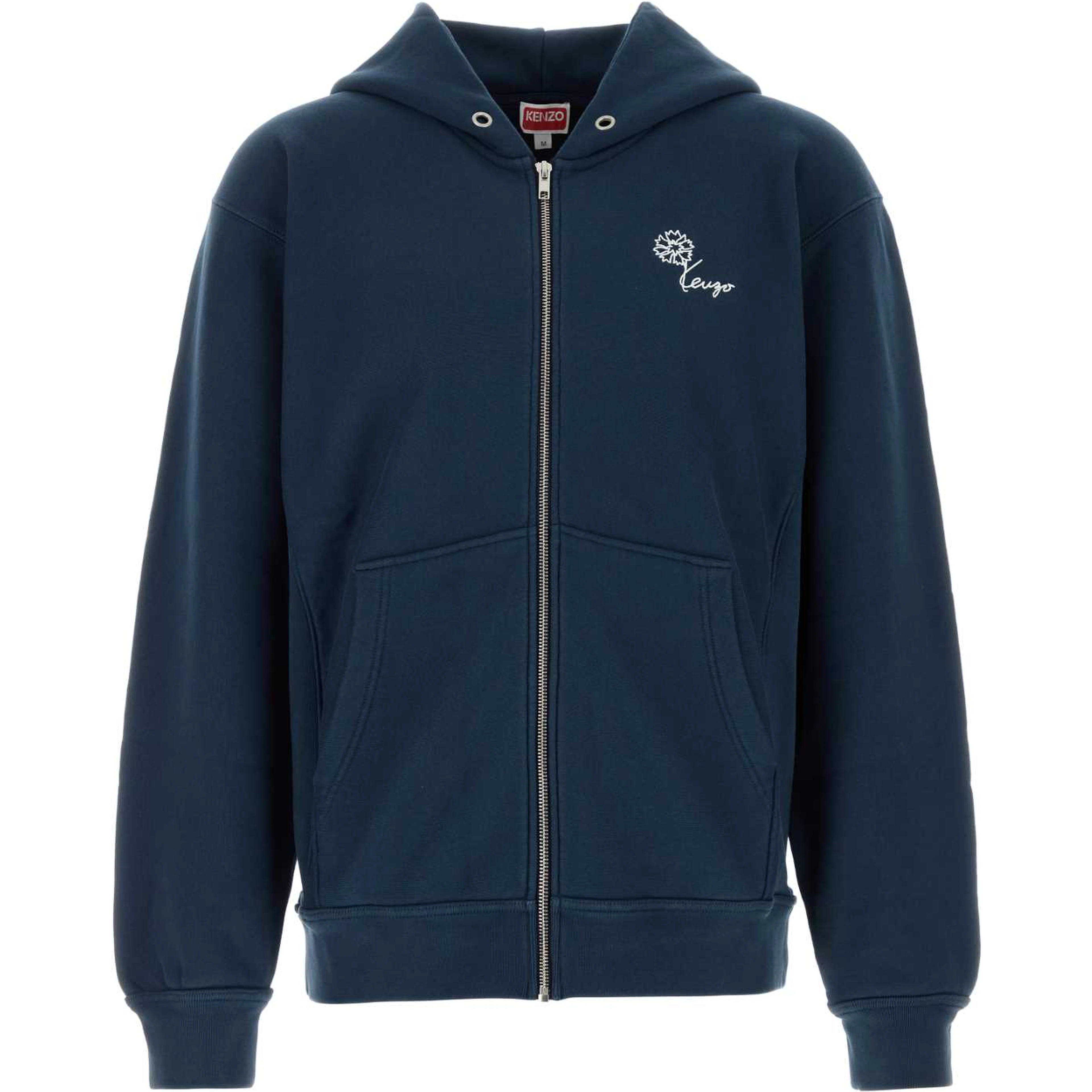 KENZO TULIP CLASSIC ZIP UP HOODIE