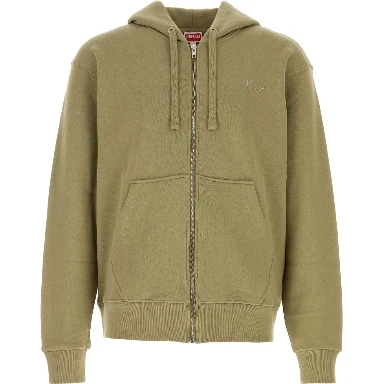 KENZO SIGNATURE CLASSIC ZIP UP HOODIE