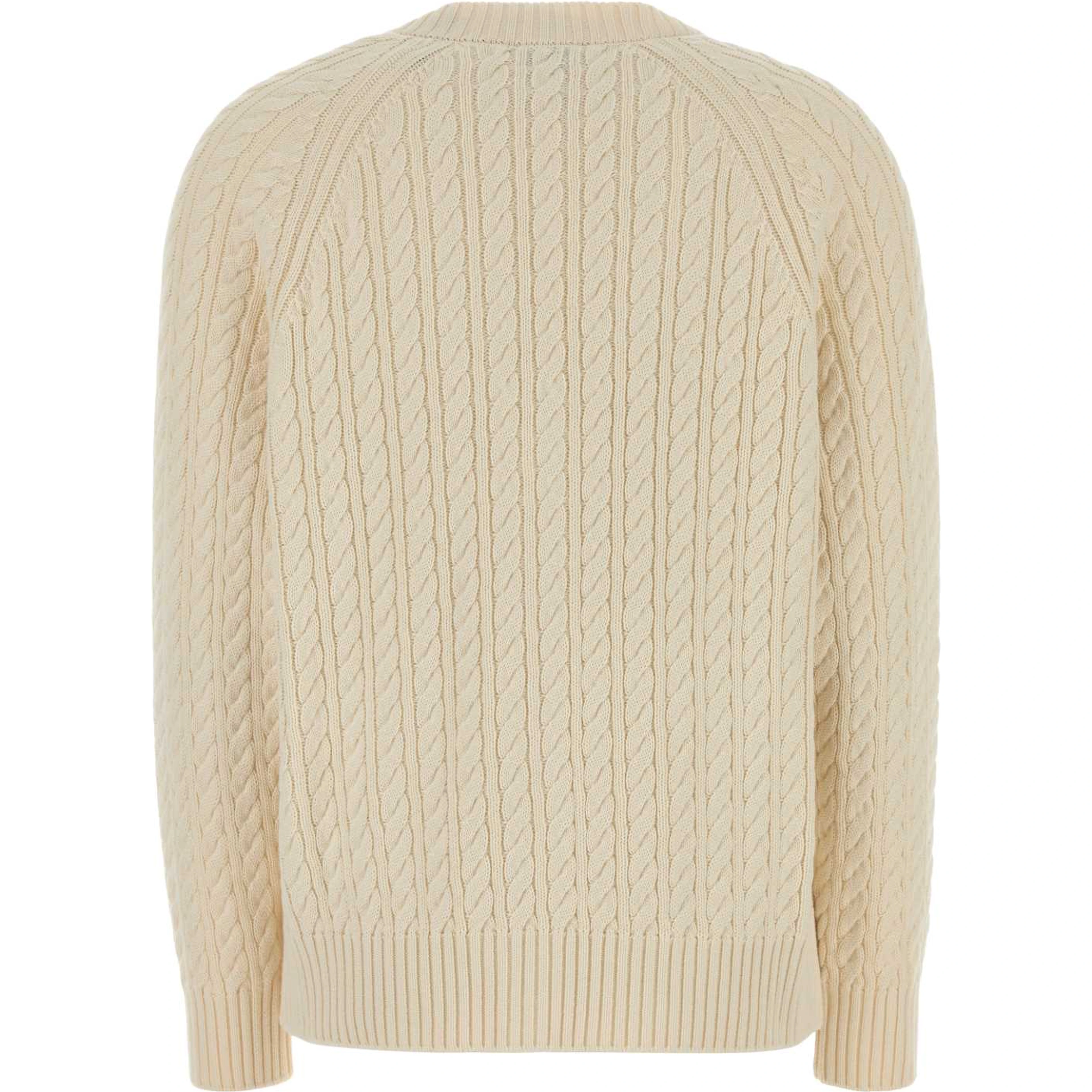 BOKE FLOWER CABLE CREST VNECK CARDIGAN