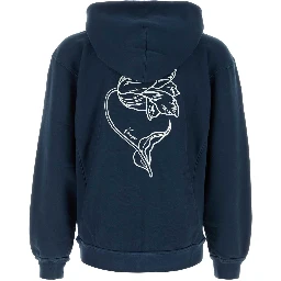 KENZO TULIP CLASSIC ZIP UP HOODIE