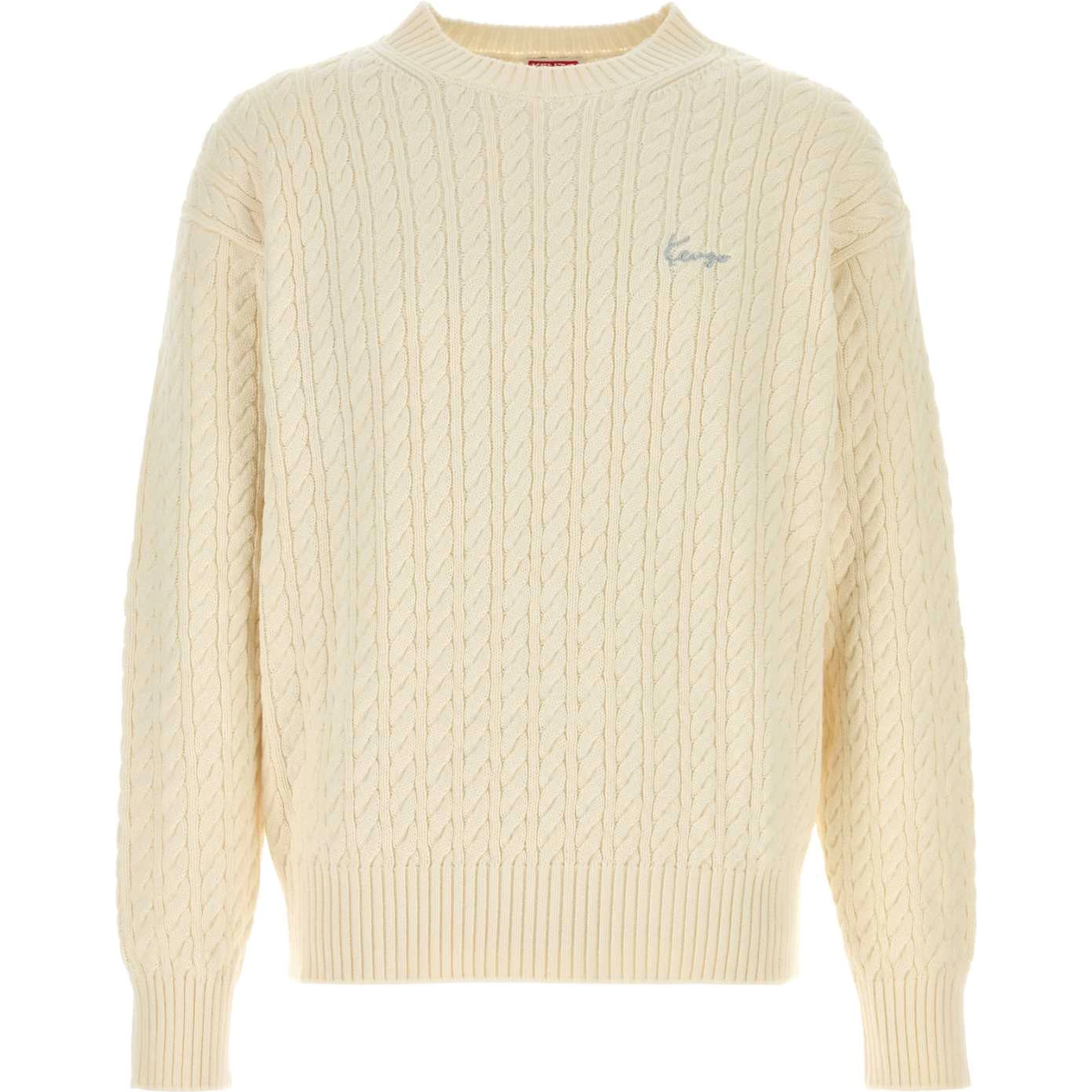 KENZO SIGNATURE CABLE KNIT JUMPER