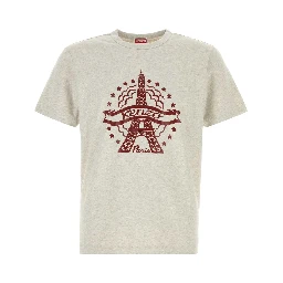KENZO EIFFEL TOWER DESIGN SLIM T-SHIRT