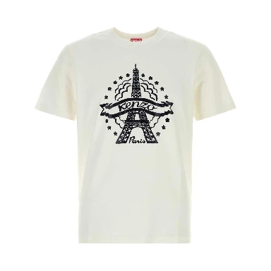 KENZO EIFFEL TOWER DESIGN SLIM T-SHIRT