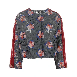 BLOUSON PRINTED DAISY LACE