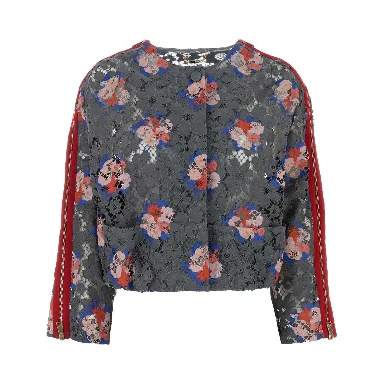 BLOUSON PRINTED DAISY LACE