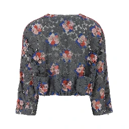 BLOUSON PRINTED DAISY LACE