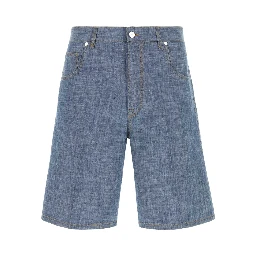 B RELAXED CHAMBRAY BLU WASHED