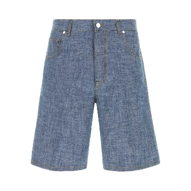 B RELAXED CHAMBRAY BLU WASHED