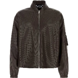 BLOUSON  MICRO DOTS LEATHER