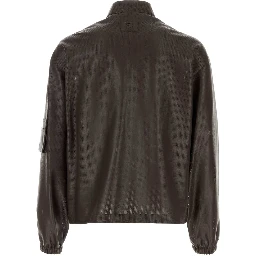 BLOUSON  MICRO DOTS LEATHER