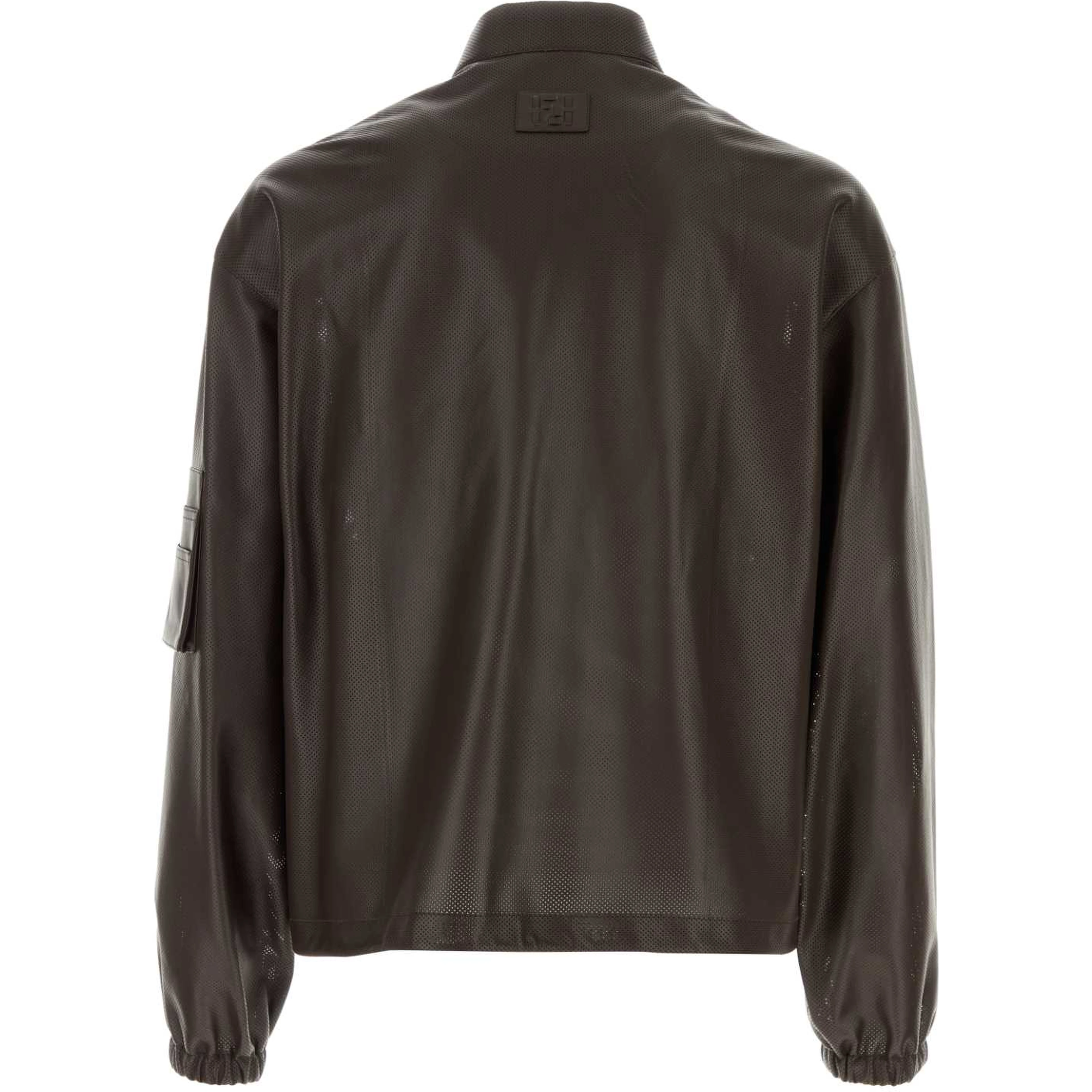 BLOUSON  MICRO DOTS LEATHER