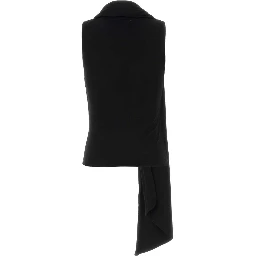 SLEEVELESS LAVALLIERE TOP