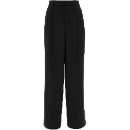 HIGH WAIST WIDE TROUSERS WITH TWO PLEATS