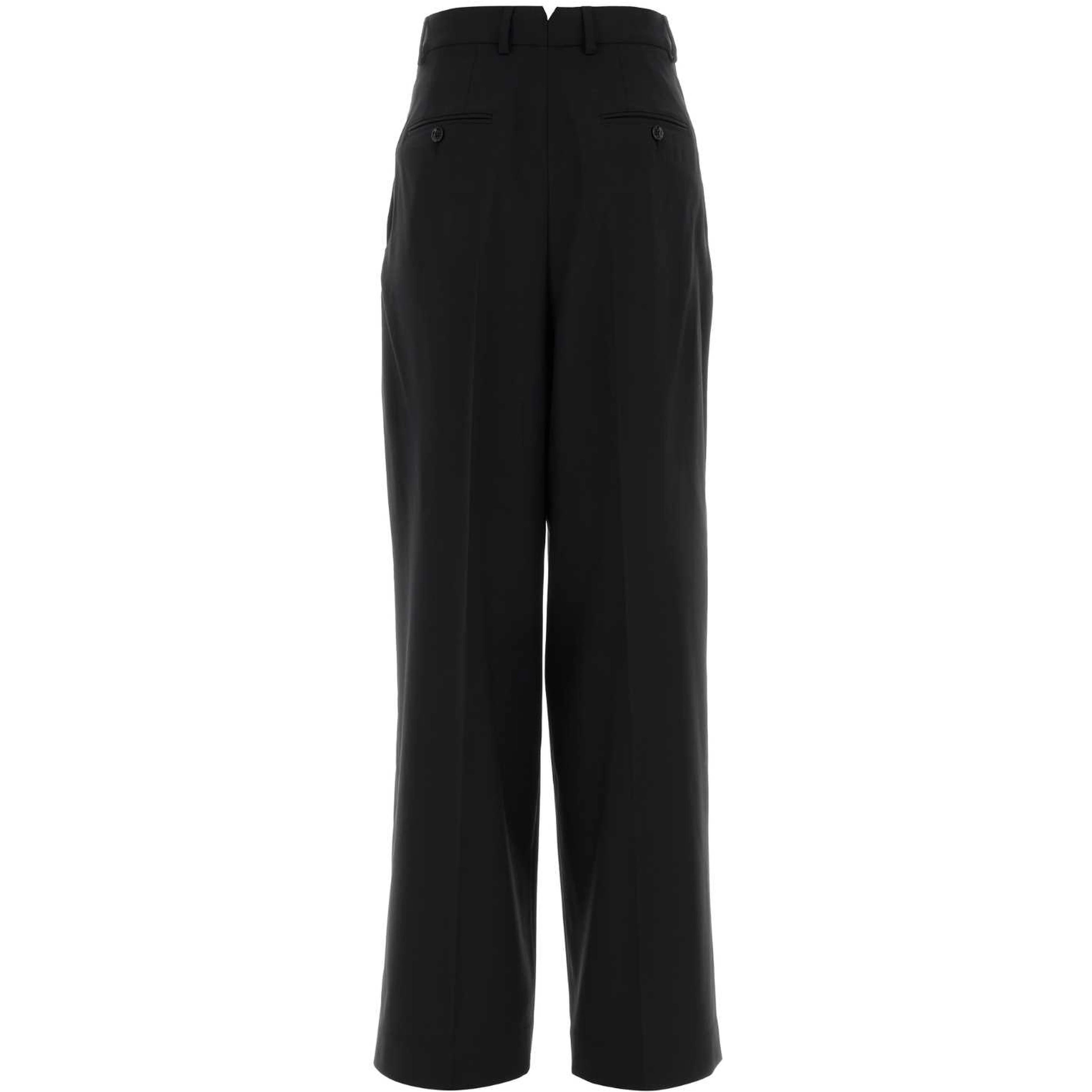 HIGH WAIST WIDE TROUSERS WITH TWO PLEATS