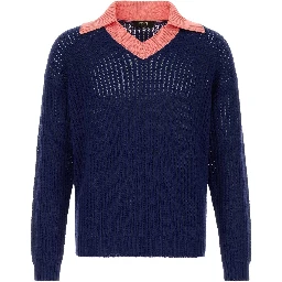SCOLLO A V CO FANCY RIB