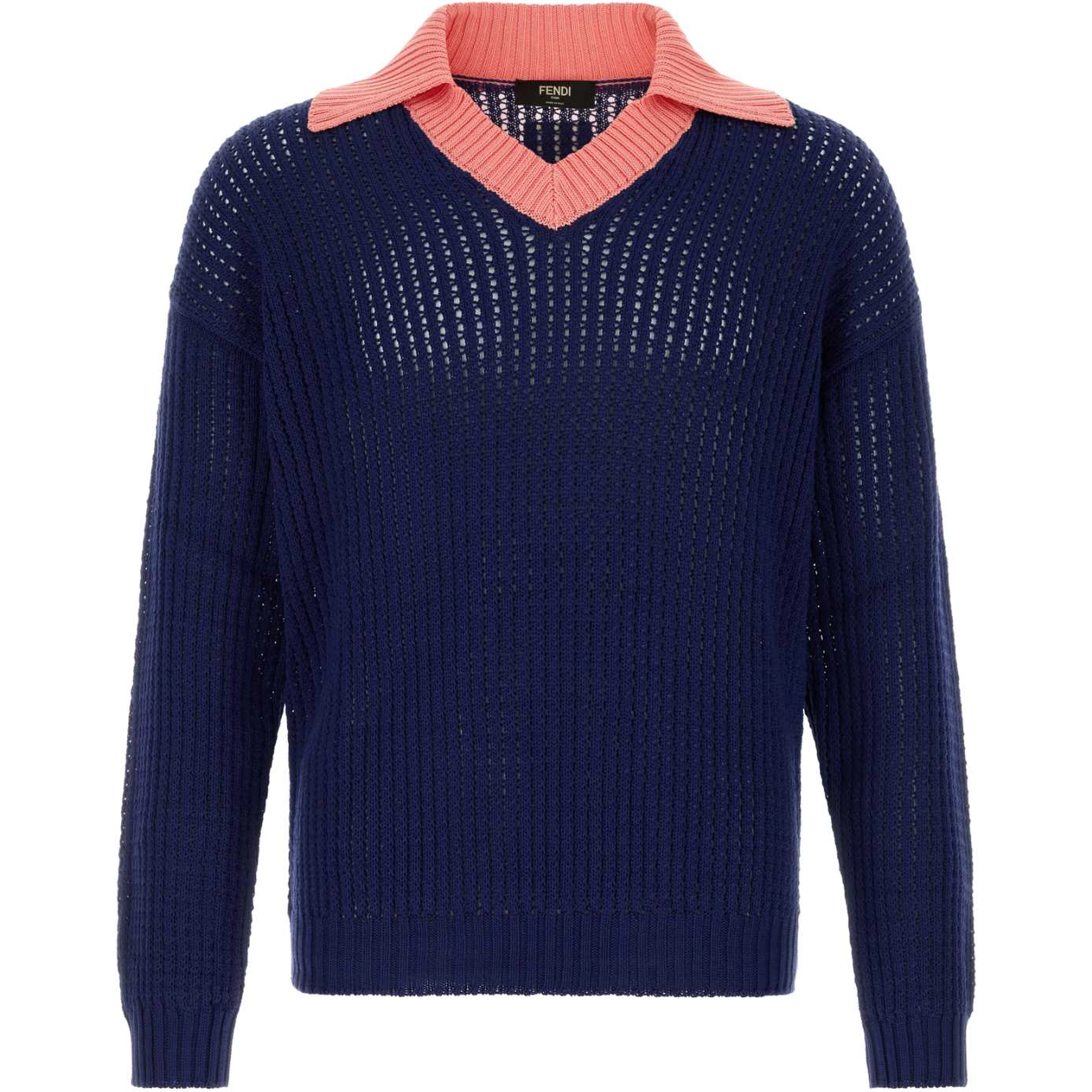 SCOLLO A V CO FANCY RIB