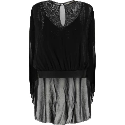 TOP EVENING SILK+SATIN