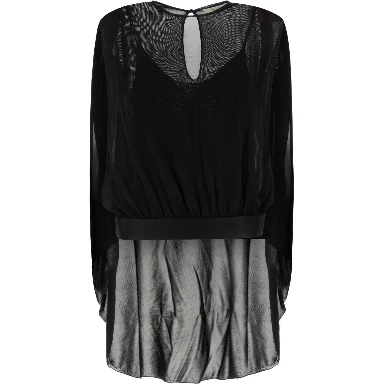 TOP EVENING SILK+SATIN