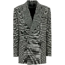 PRINCE OF WALES JACQUARD LOOSE JACKET
