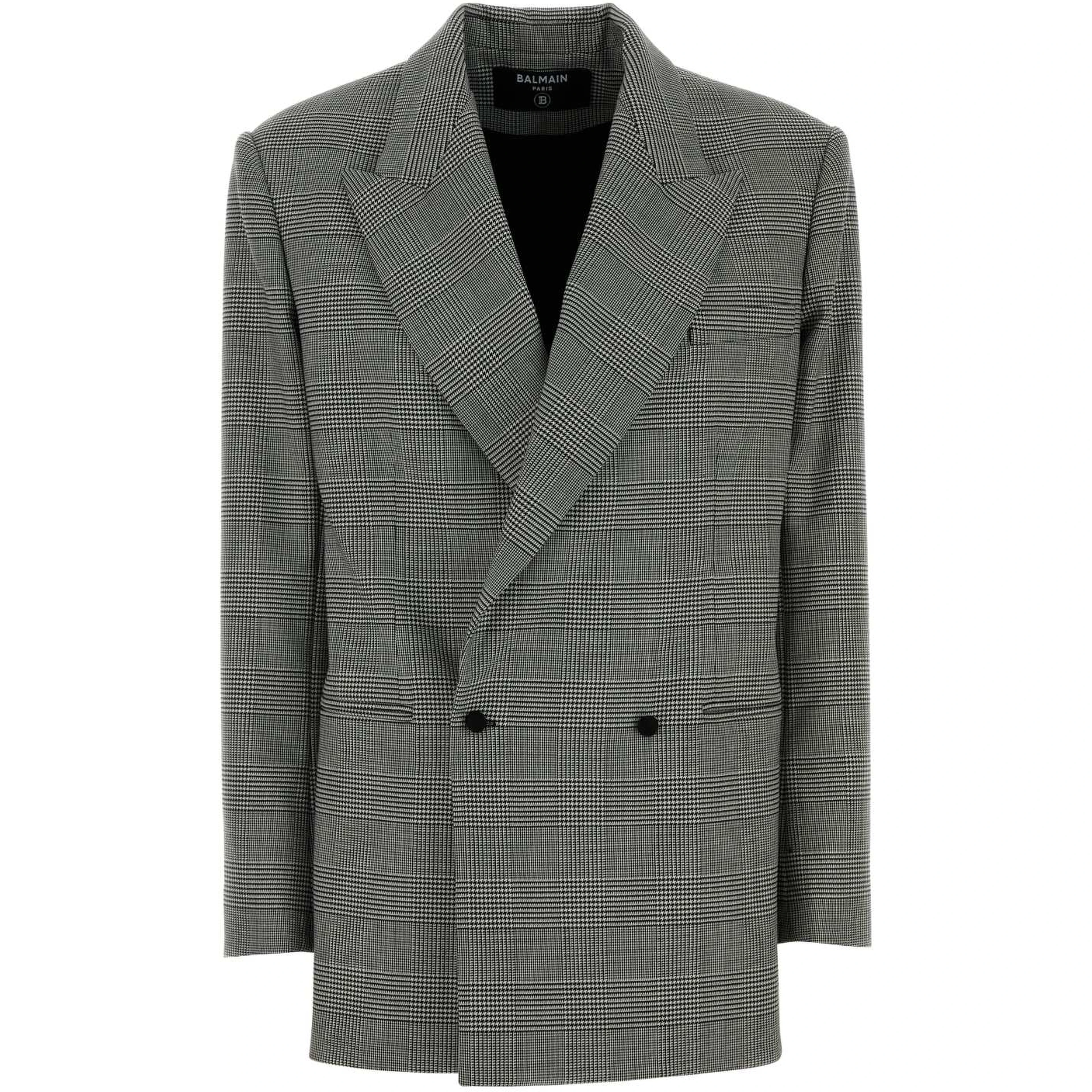 PRINCE OF WALES JACQUARD LOOSE JACKET