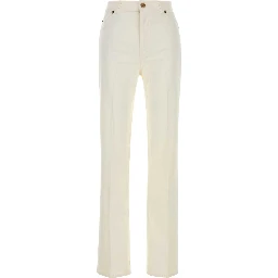 HW TAILORED WHITE DENIM PANTS