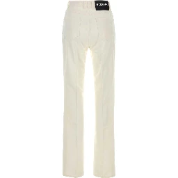 HW TAILORED WHITE DENIM PANTS