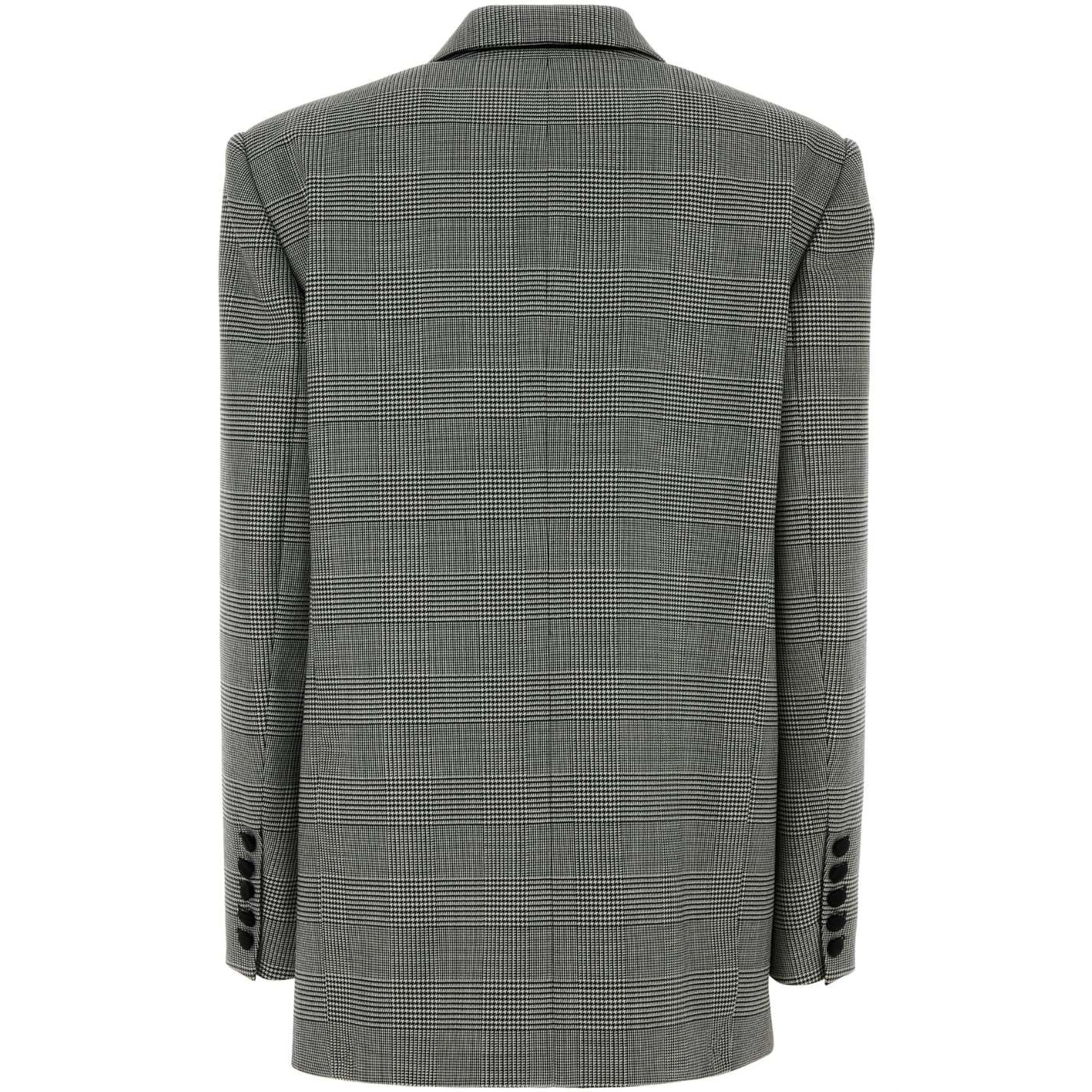 PRINCE OF WALES JACQUARD LOOSE JACKET