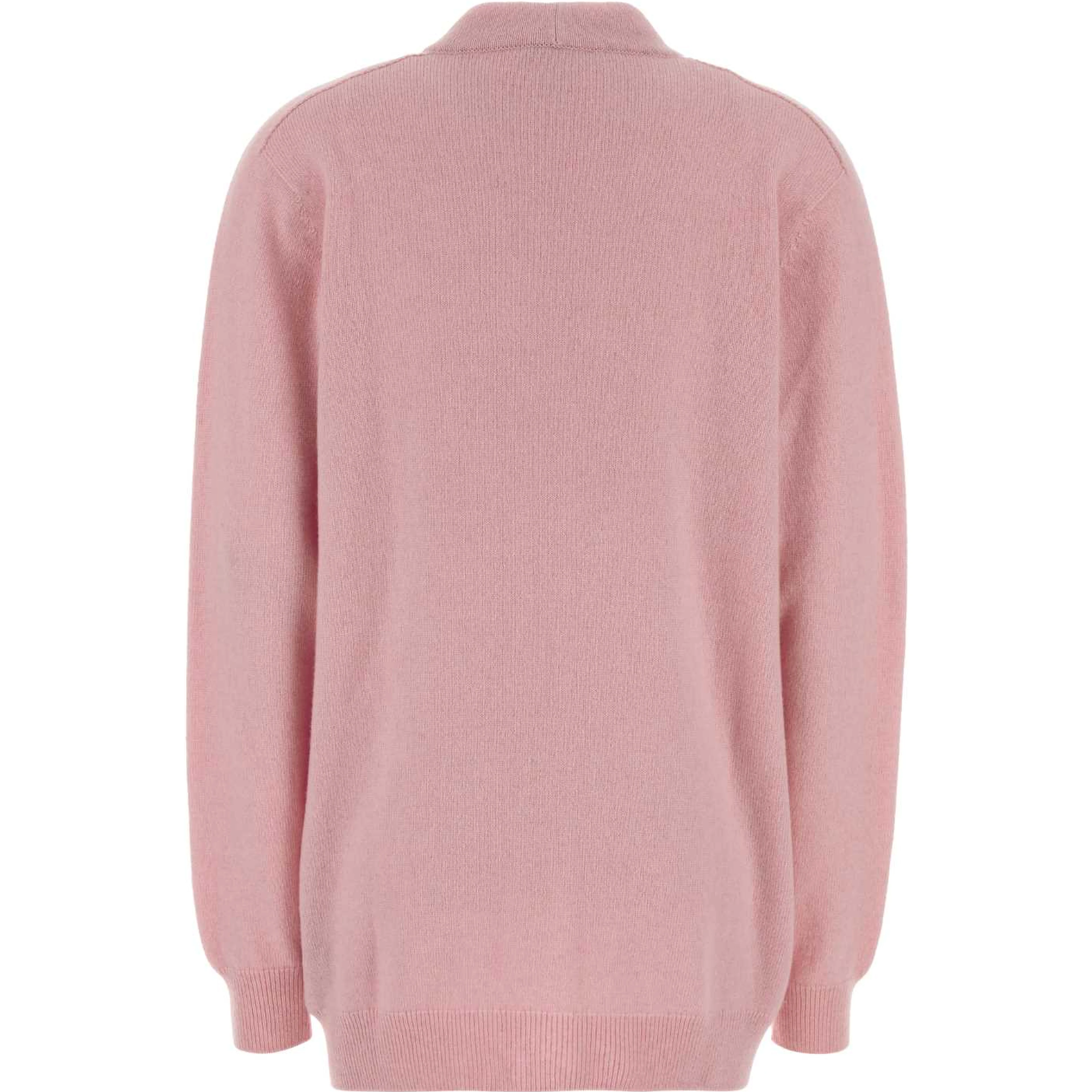 V-NECK ECO-CASHMERE LOOSE FIT CARDIGAN