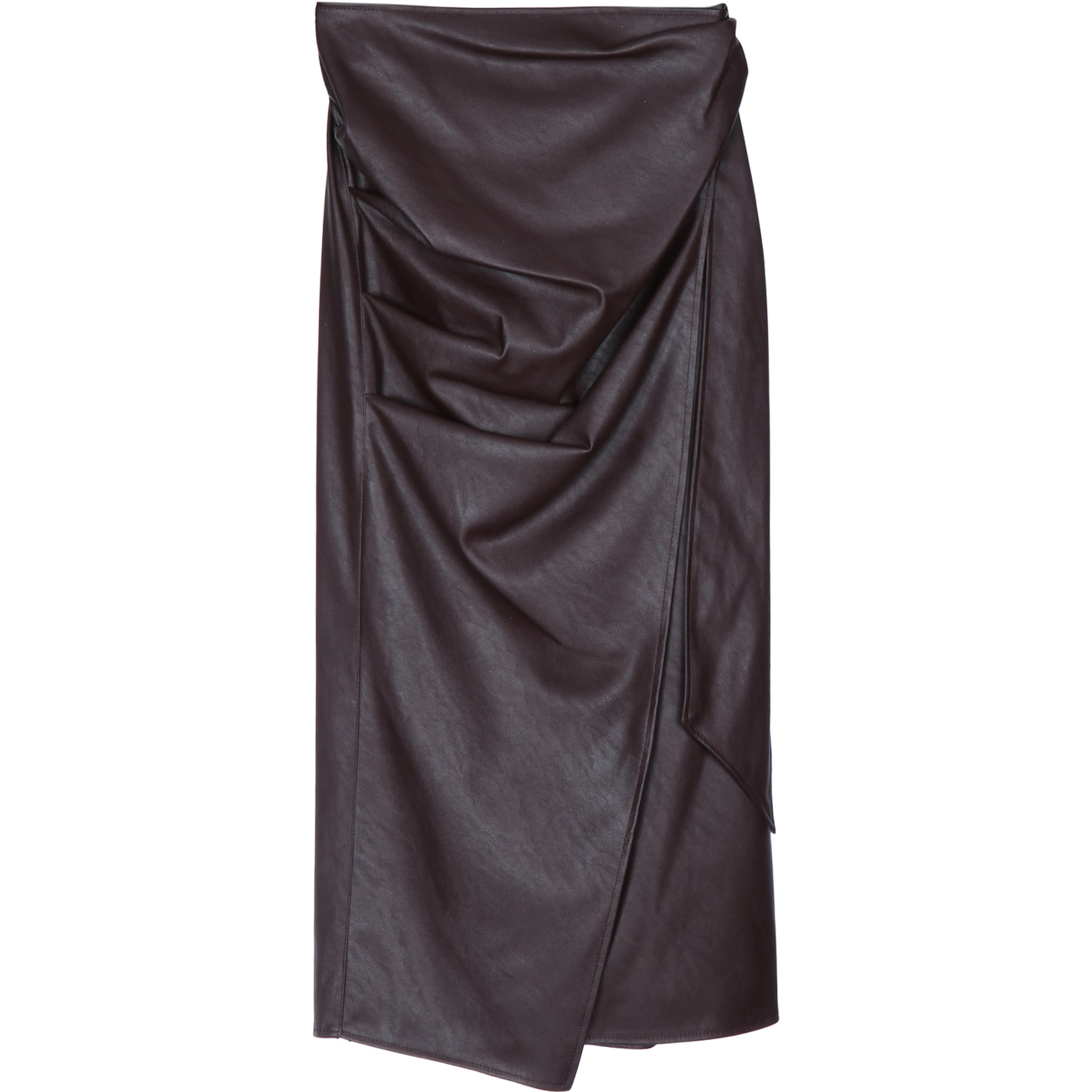 GONNA LONGUETTE ECO PELLE