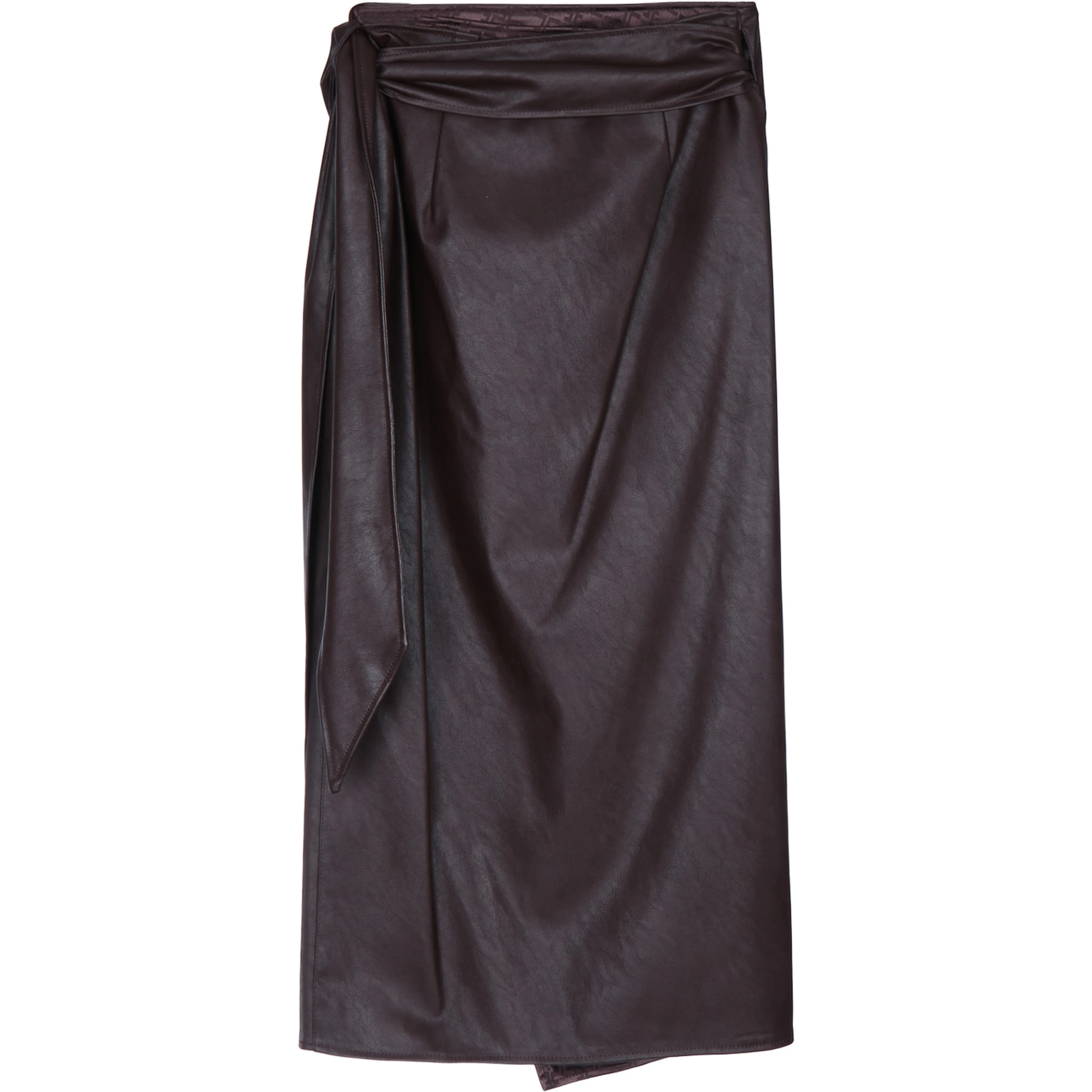 GONNA LONGUETTE ECO PELLE