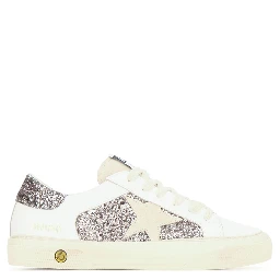 MAY LEATHER AND GLITTER UPPER SUEDE STAR GLITTER H