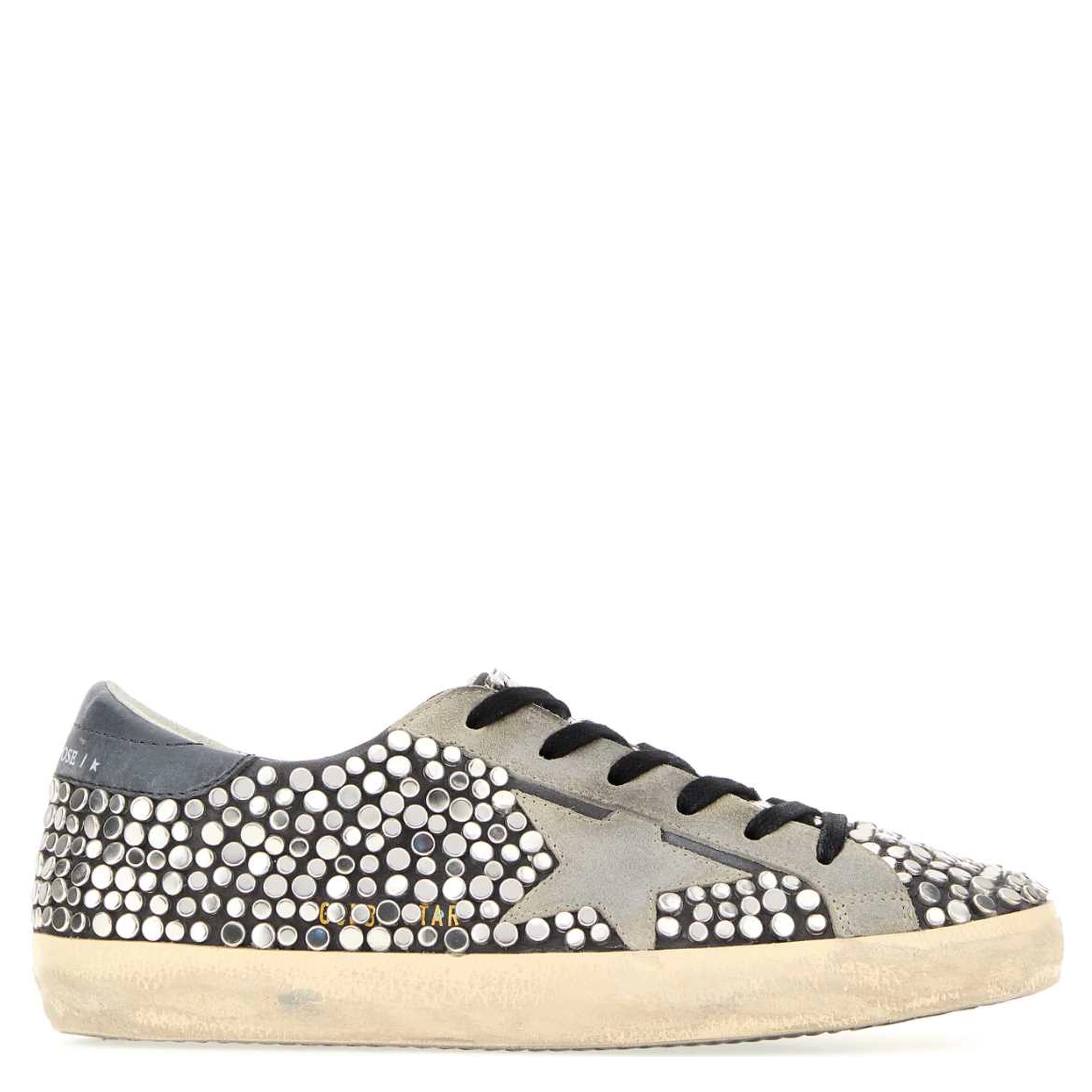 SUPER-STAR NABUK UPPER WITH STUDS SUEDE STAR NABUK