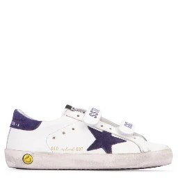OLD SCHOOL LEATHER UPPER SUEDE STAR AND HEEL