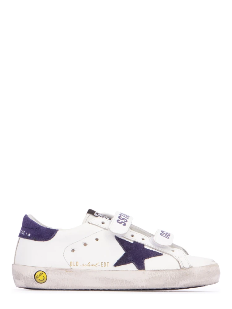 OLD SCHOOL LEATHER UPPER SUEDE STAR AND HEEL