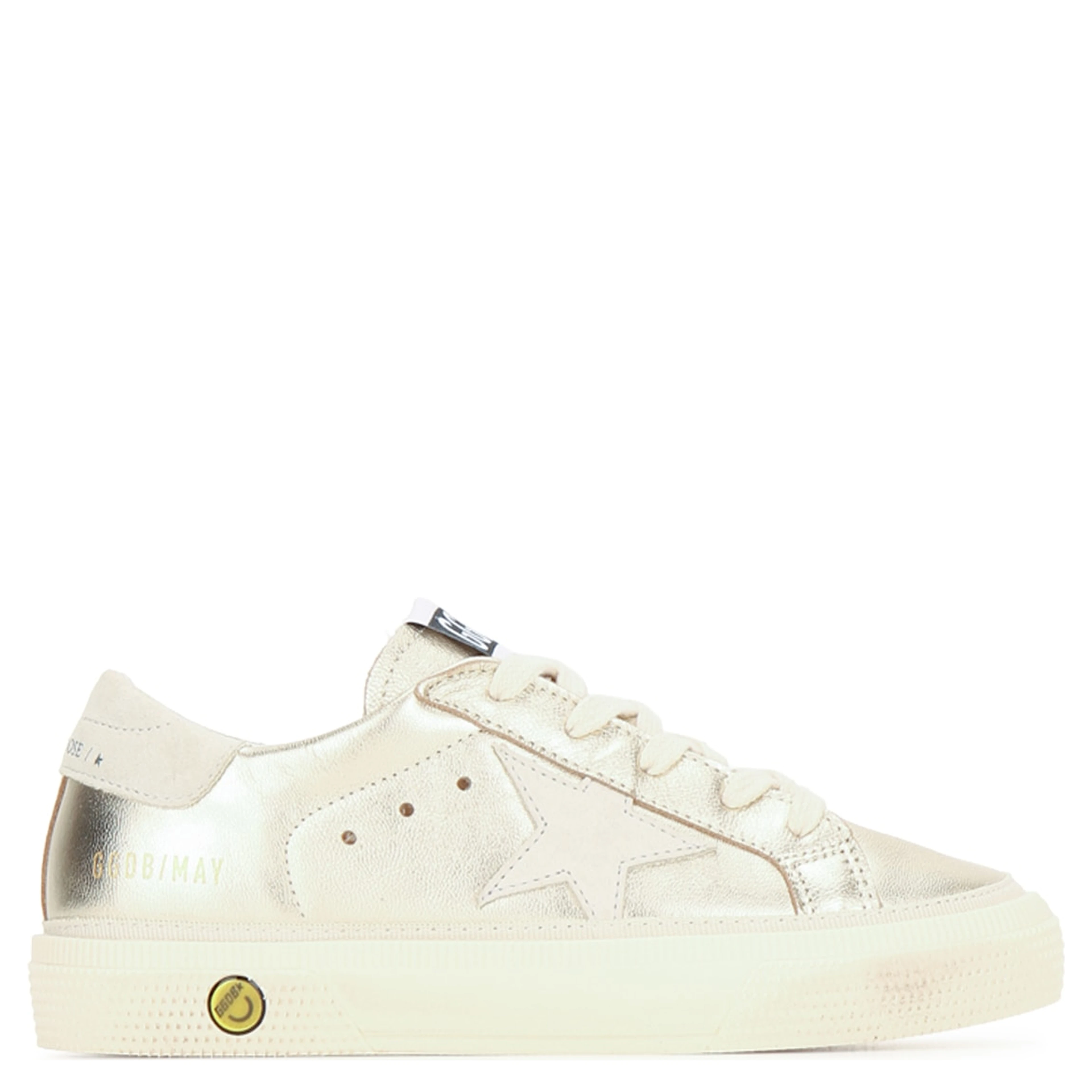 MAY LAMINATED UPPER SUEDE STAR AND HEEL